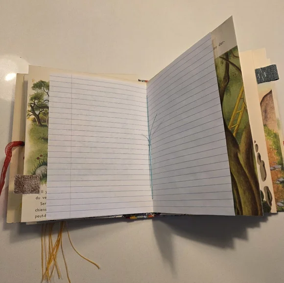 Tortillou Little Golden Book Handmade Decorated Junk Journal - Picture 5 of 13